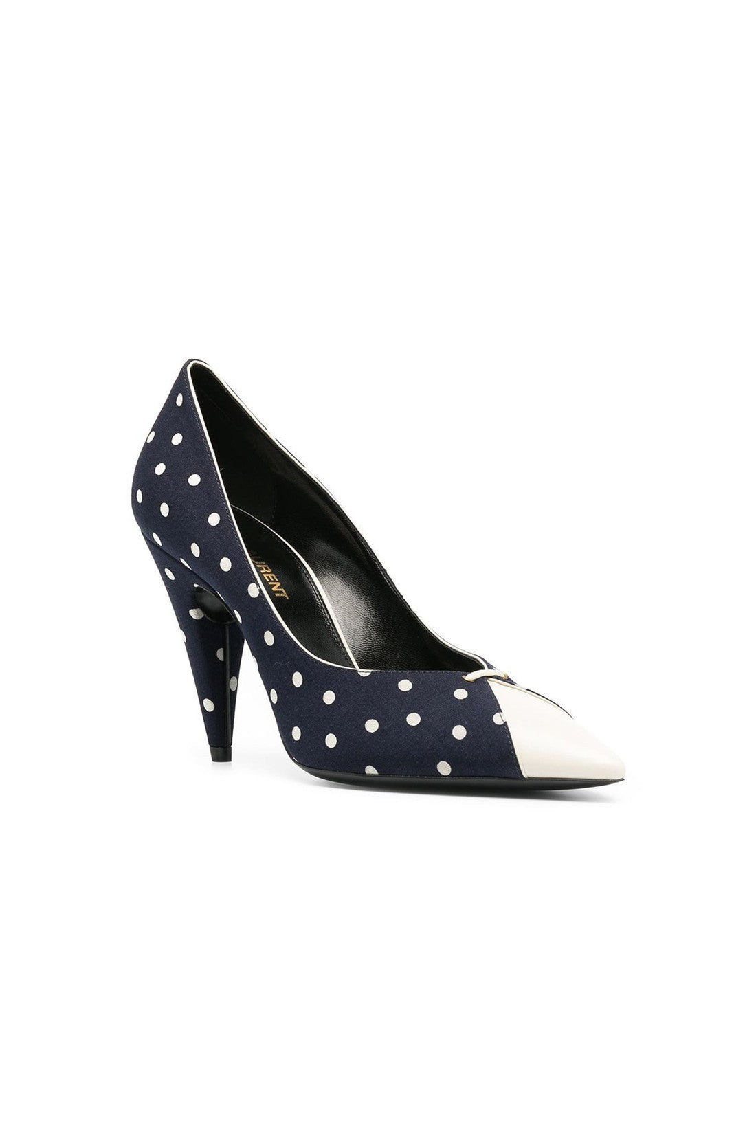 SAINT LAURENT-OUTLET-SALE-Saint Laurent Lola Polka Dot-Print Pumps-ARCHIVIST