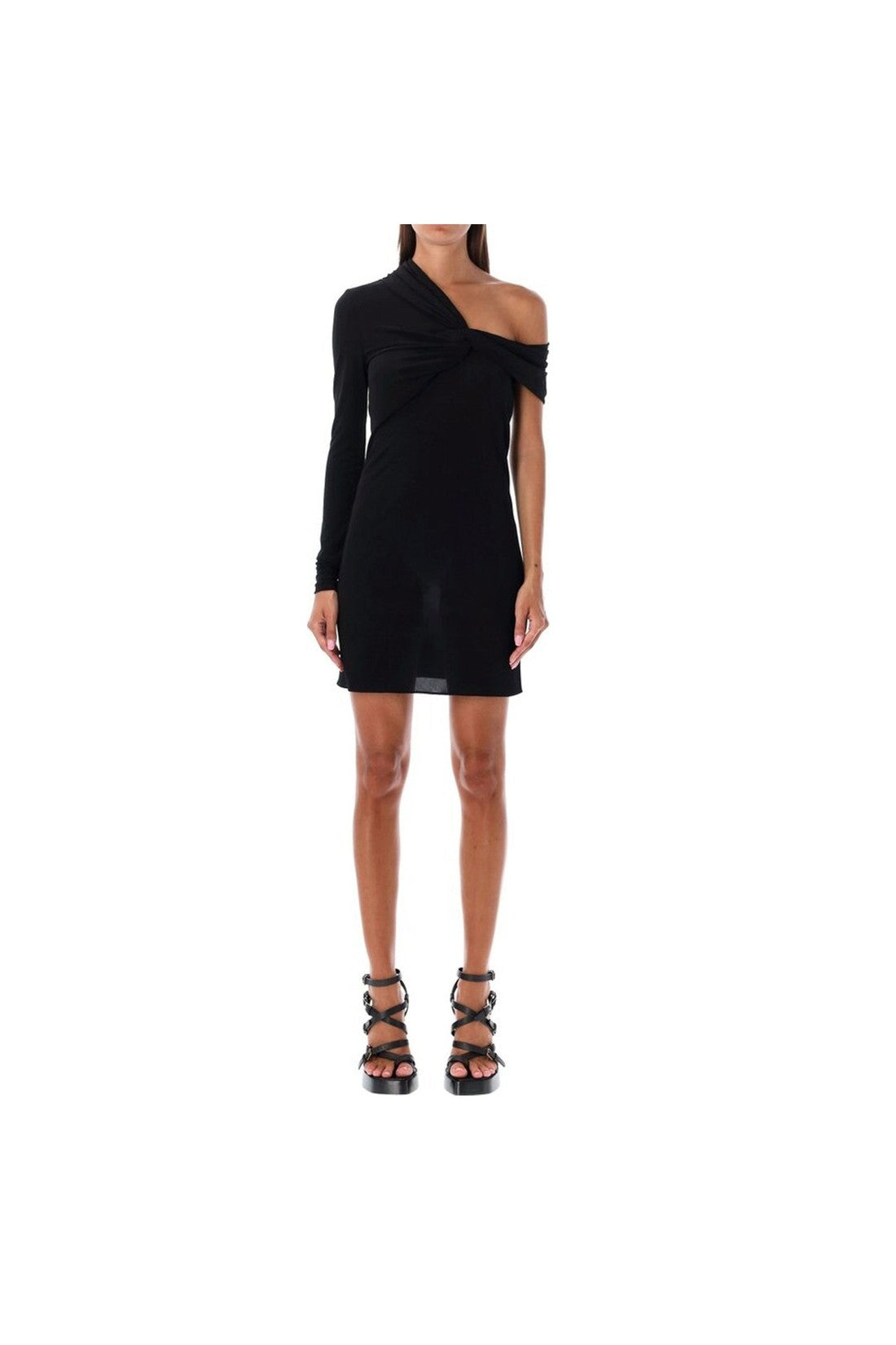 SAINT LAURENT-OUTLET-SALE-Saint Laurent One Sleeve Dress-ARCHIVIST