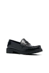 SAINT LAURENT-OUTLET-SALE-Saint Laurent Oxford Leather Loafers-ARCHIVIST