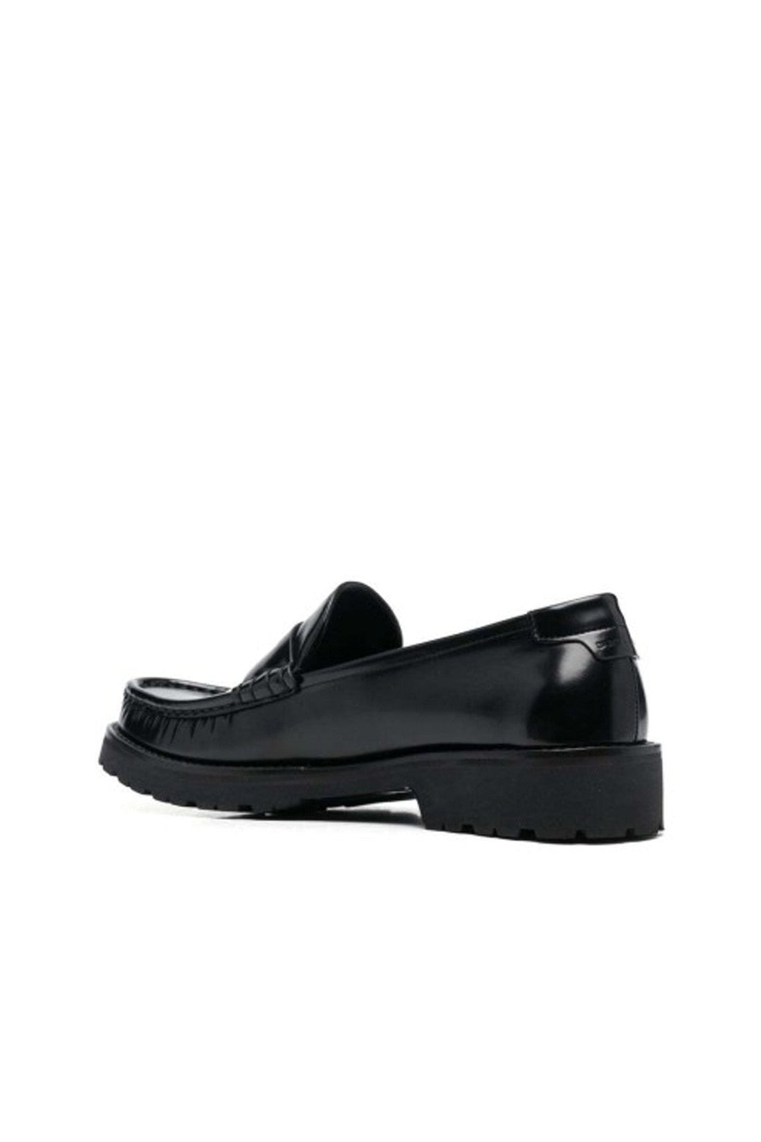 SAINT LAURENT-OUTLET-SALE-Saint Laurent Oxford Leather Loafers-ARCHIVIST