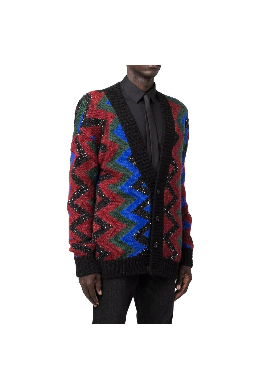 SAINT LAURENT-OUTLET-SALE-Saint Laurent Paillettes Cardigan-ARCHIVIST