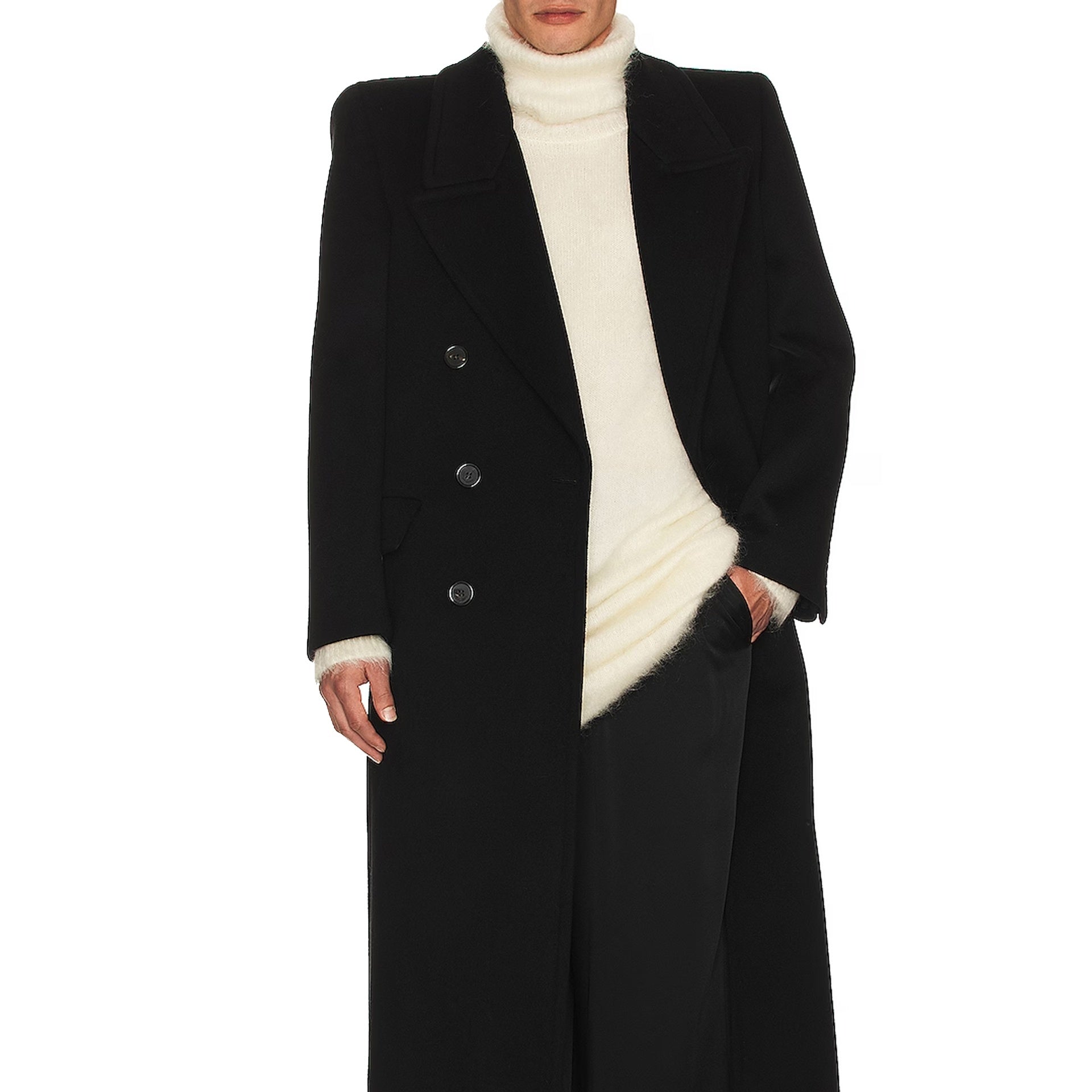 Saint Laurent Extra Long Mohair Sweater-Saint Laurent-Sale