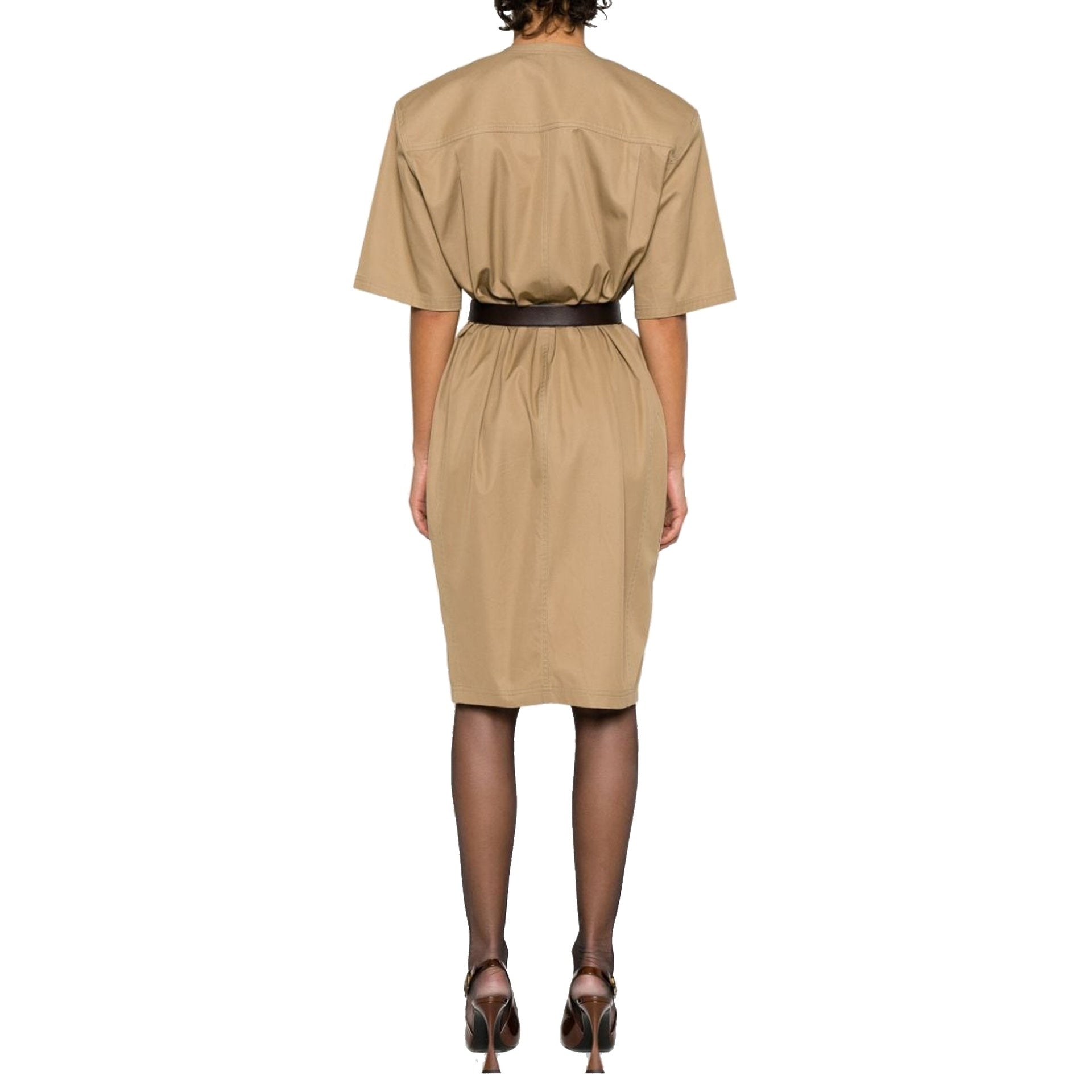 Saint Laurent Knee-Length Saharienne Dress-Saint Laurent-Sale