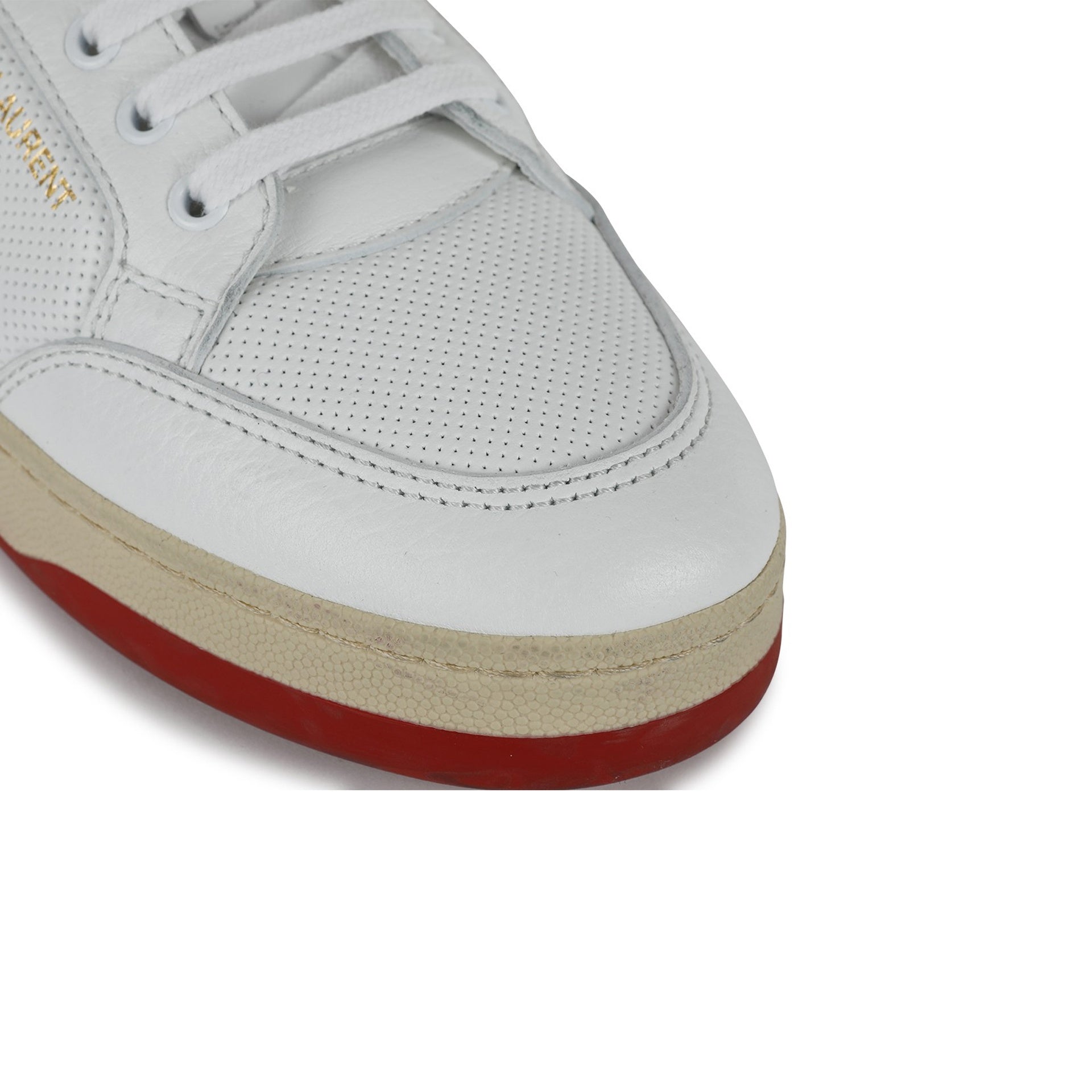 Saint Laurent Leather Sneakers-Saint Laurent-Sale