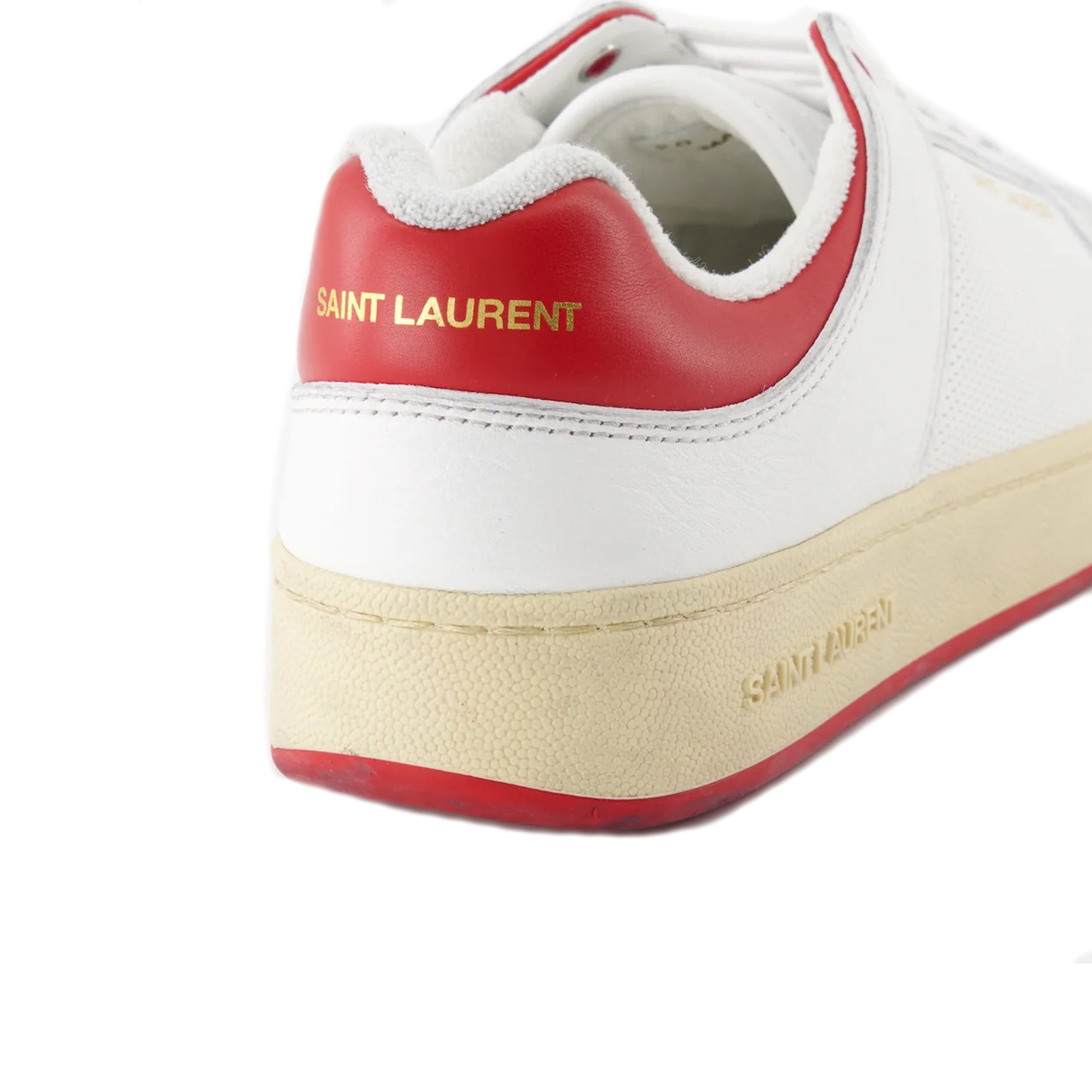 Saint Laurent Leather Sneakers-Saint Laurent-Sale