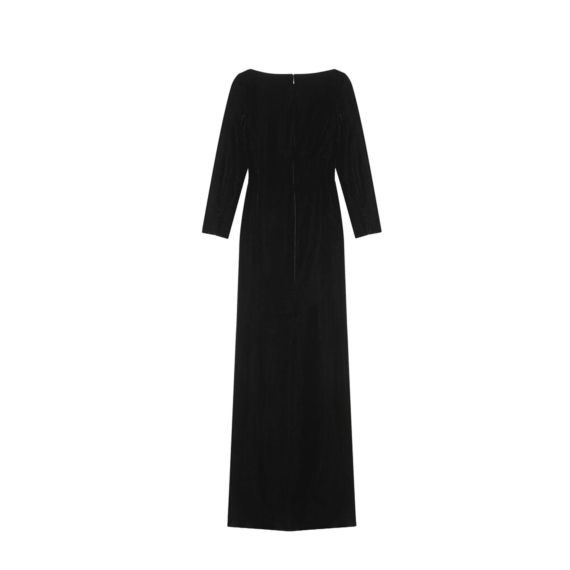 Saint Laurent Velvet Long Dress-Saint Laurent-Sale
