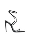 SAINT LAURENT-OUTLET-SALE-Saint Laurent Satin Sandals-ARCHIVIST