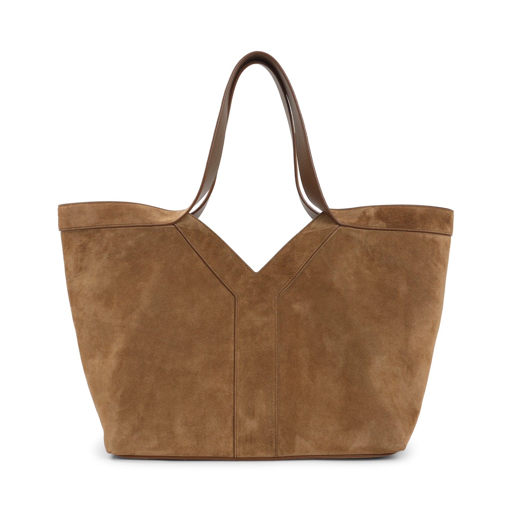 Saint Laurent-OUTLET-SALE-Saint Laurent Suede Small Y Tote Bag-ARCHIVIST