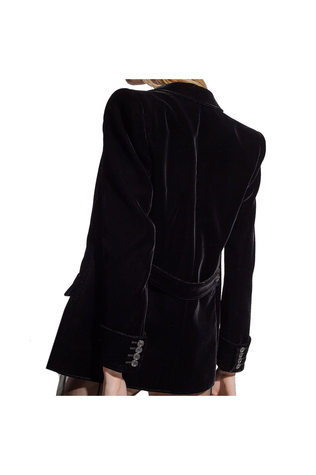 SAINT LAURENT-OUTLET-SALE-Saint Laurent Velvet Blazer-ARCHIVIST