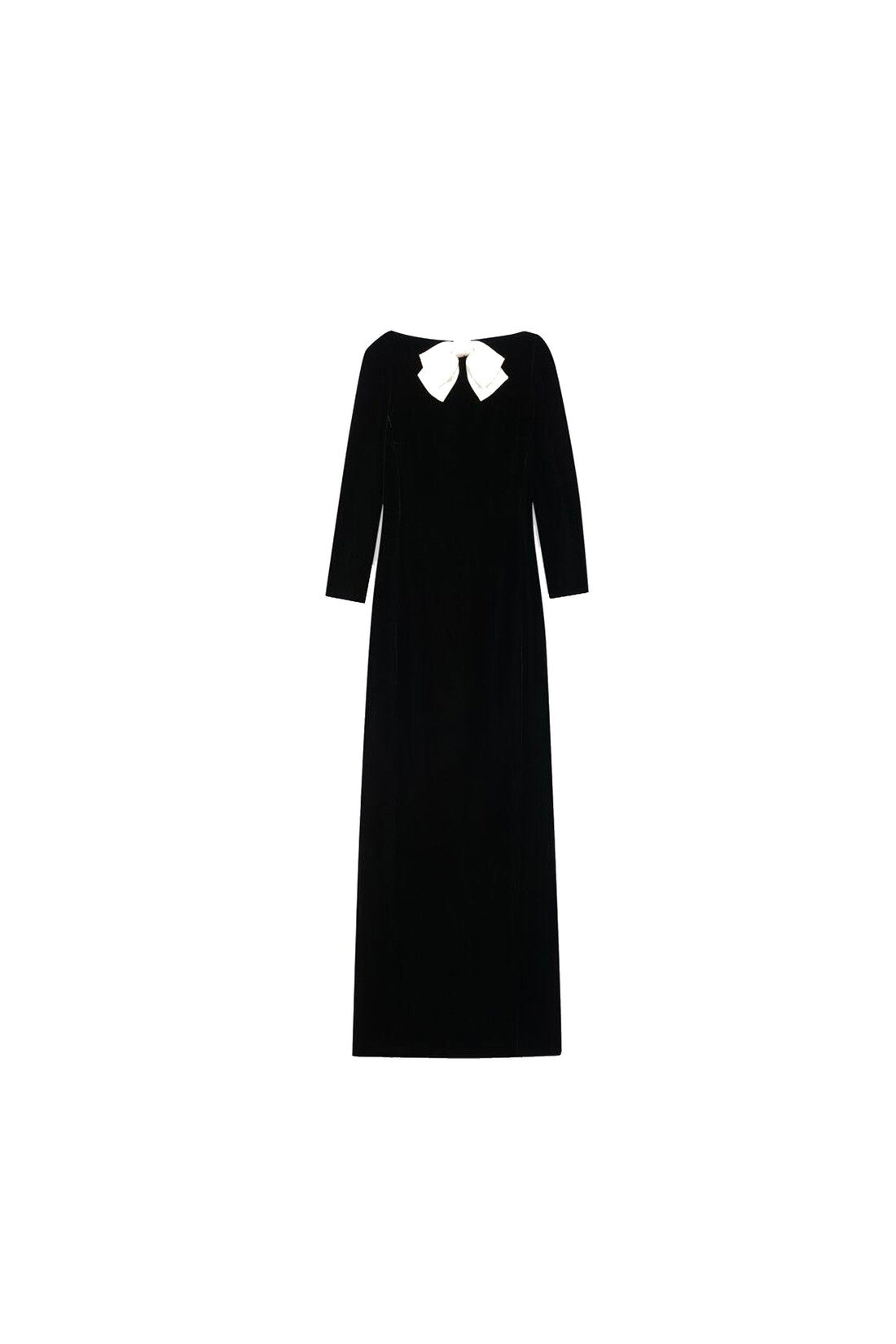 SAINT LAURENT-OUTLET-SALE-Saint Laurent Velvet Long Dress-ARCHIVIST