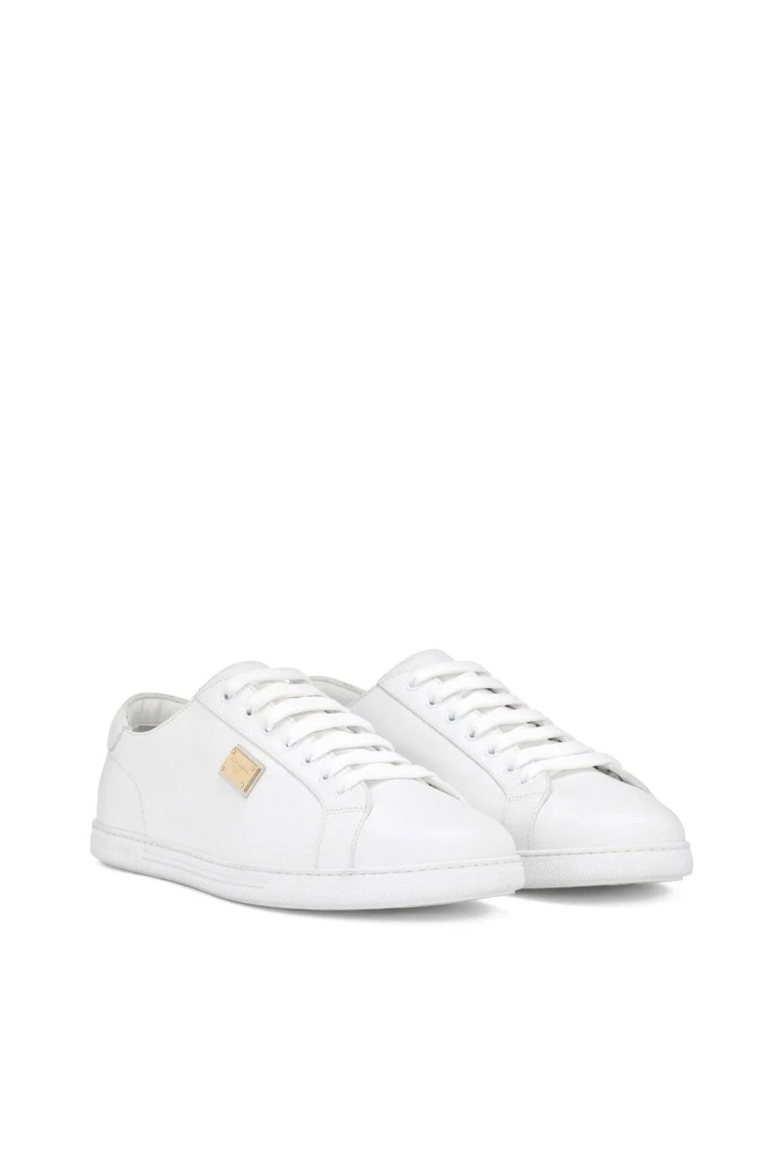 Dolce & Gabbana-OUTLET-SALE-Saint Tropez Logo Plaque Sneakers-ARCHIVIST