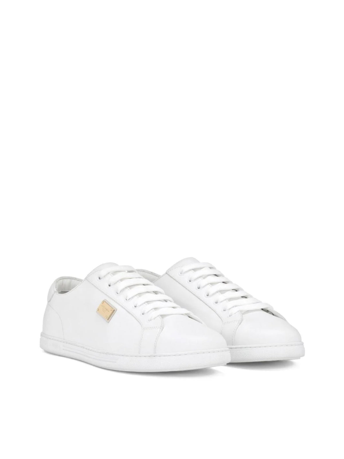 Dolce & Gabbana-OUTLET-SALE-Saint Tropez Logo Plaque Sneakers-ARCHIVIST