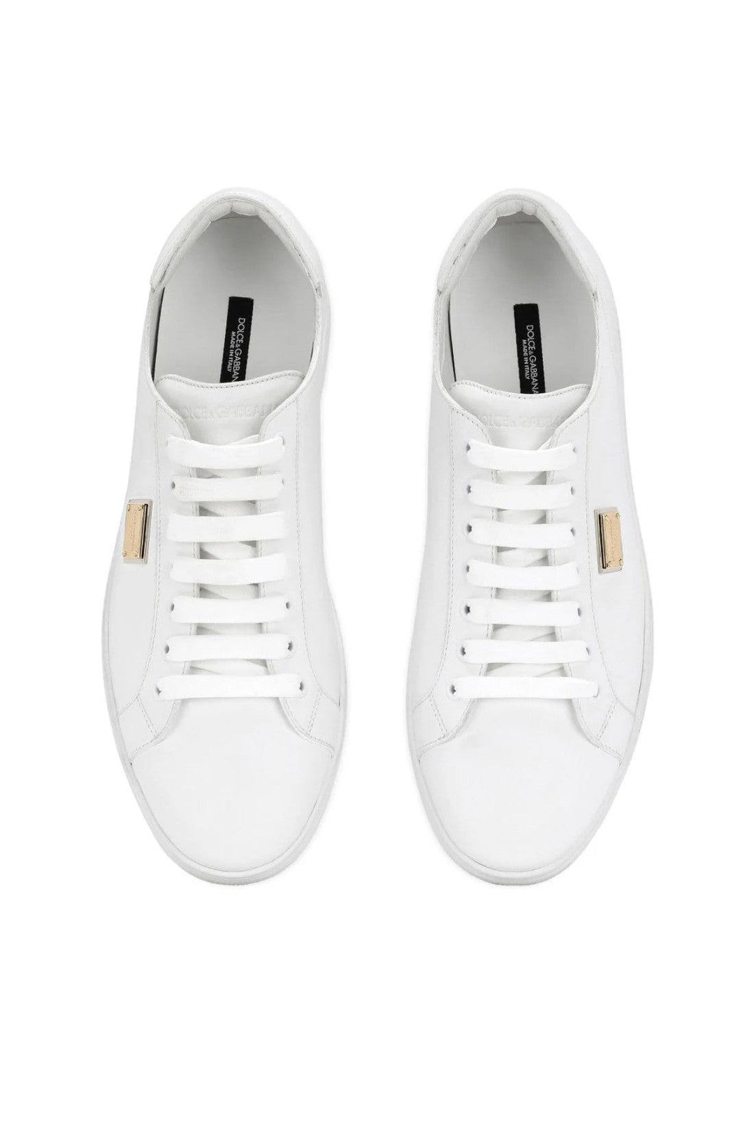 Dolce & Gabbana-OUTLET-SALE-Saint Tropez Logo Plaque Sneakers-ARCHIVIST