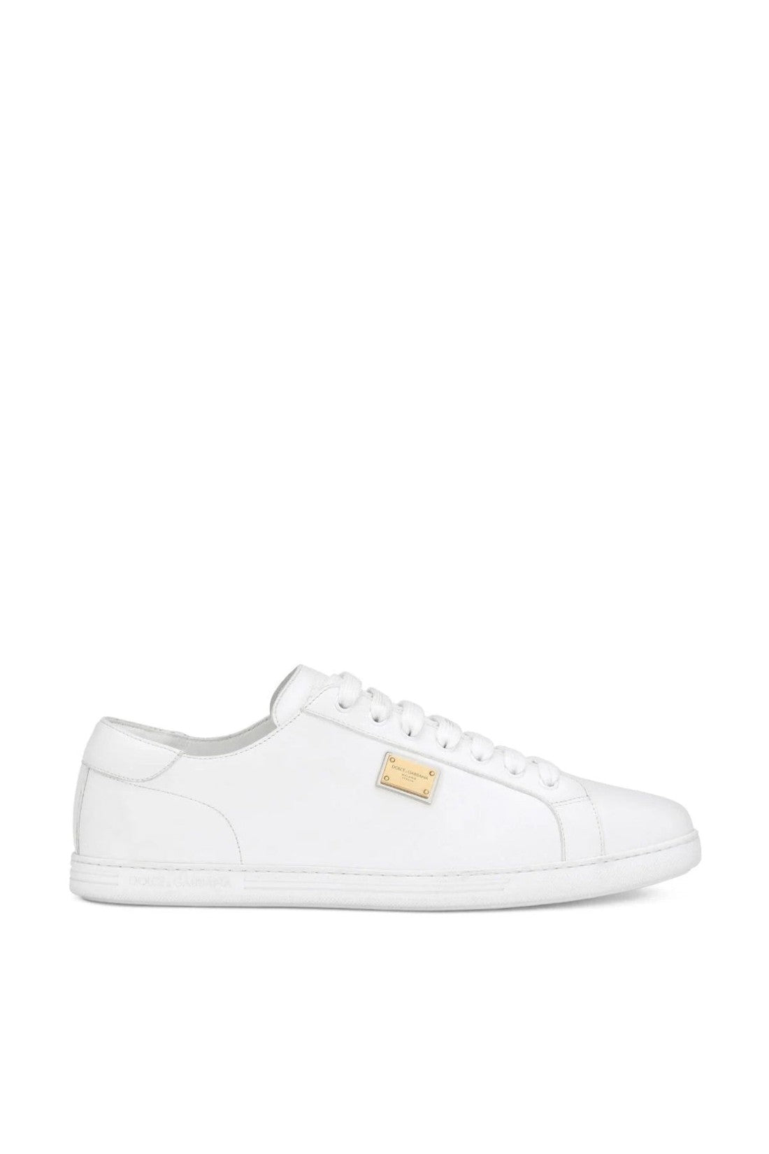 Dolce & Gabbana-OUTLET-SALE-Saint Tropez Logo Plaque Sneakers-ARCHIVIST