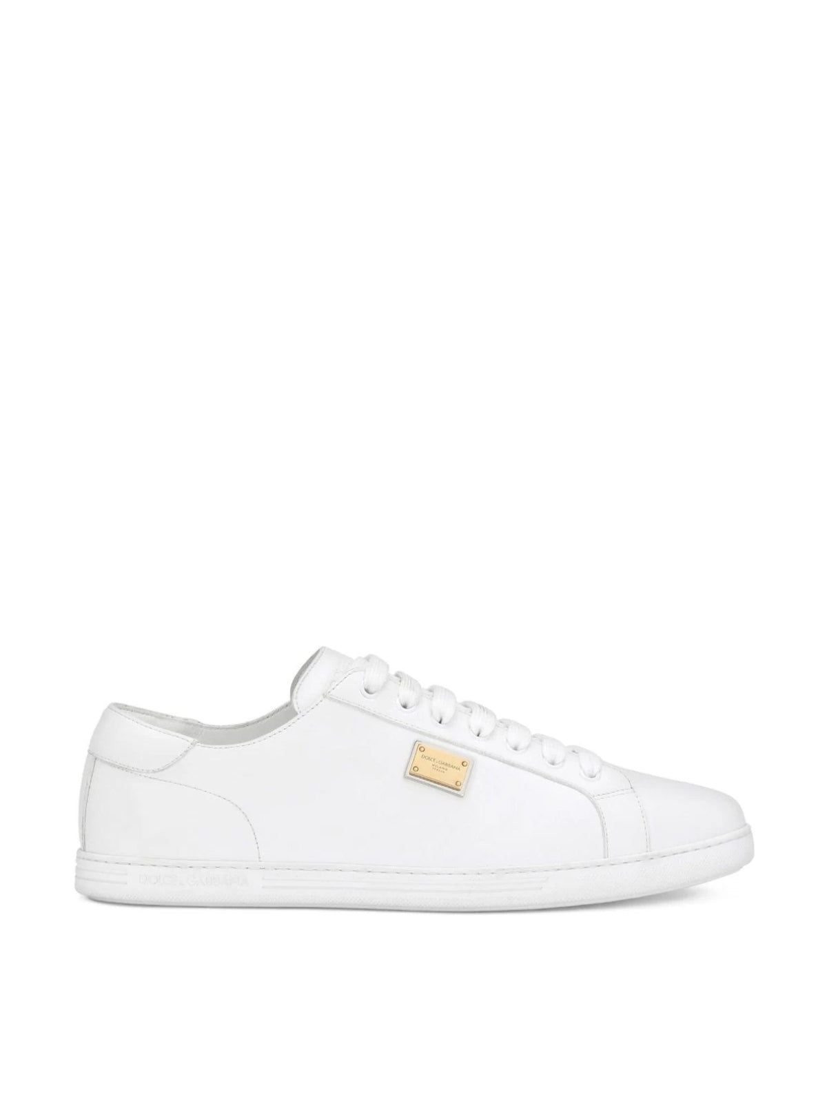 Dolce & Gabbana-OUTLET-SALE-Saint Tropez Logo Plaque Sneakers-ARCHIVIST