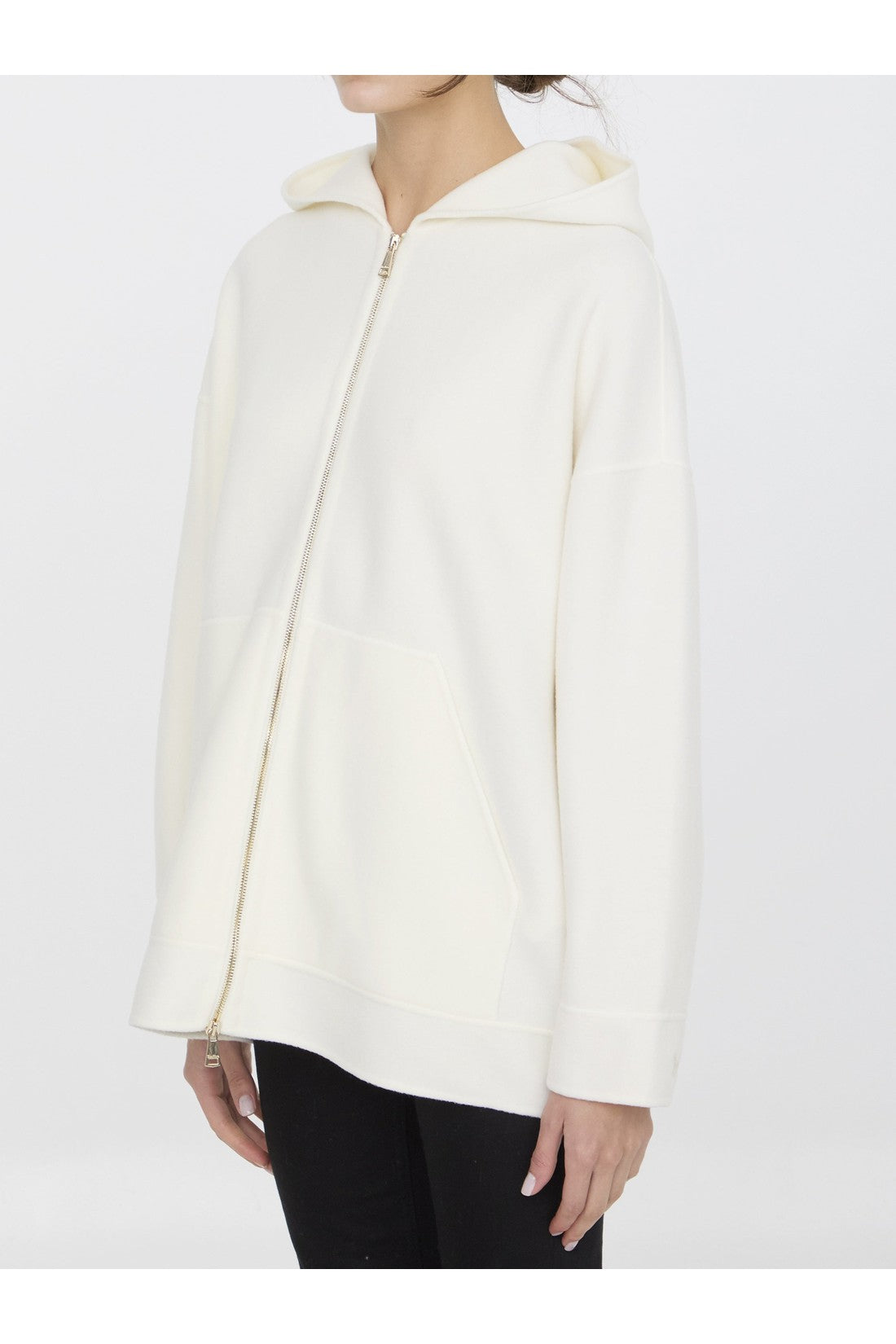 MAX MARA-OUTLET-SALE-Saio zip-up hoodie-ARCHIVIST