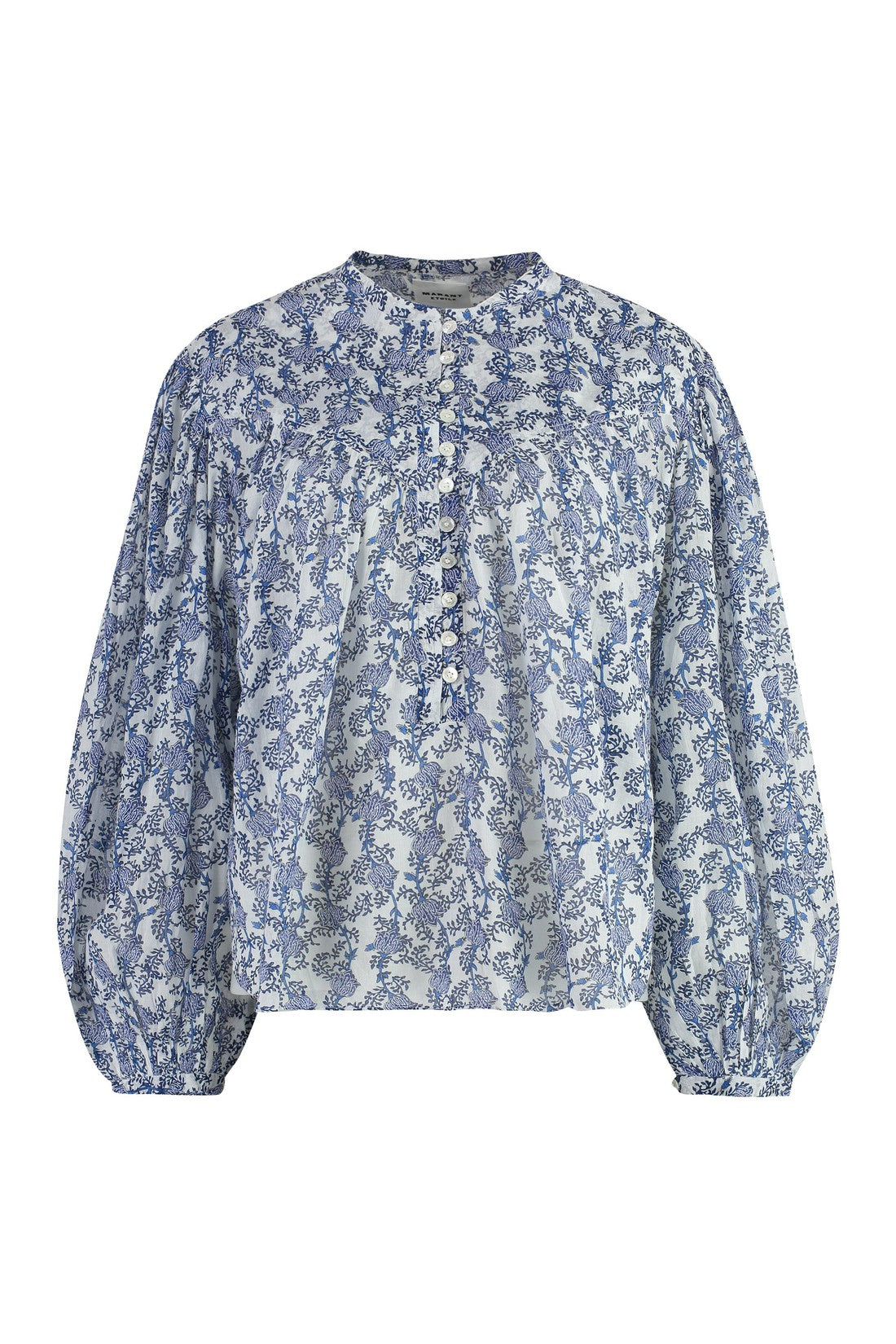 Isabel Marant Étoile-OUTLET-SALE-Salika Floral print cotton blouse-ARCHIVIST