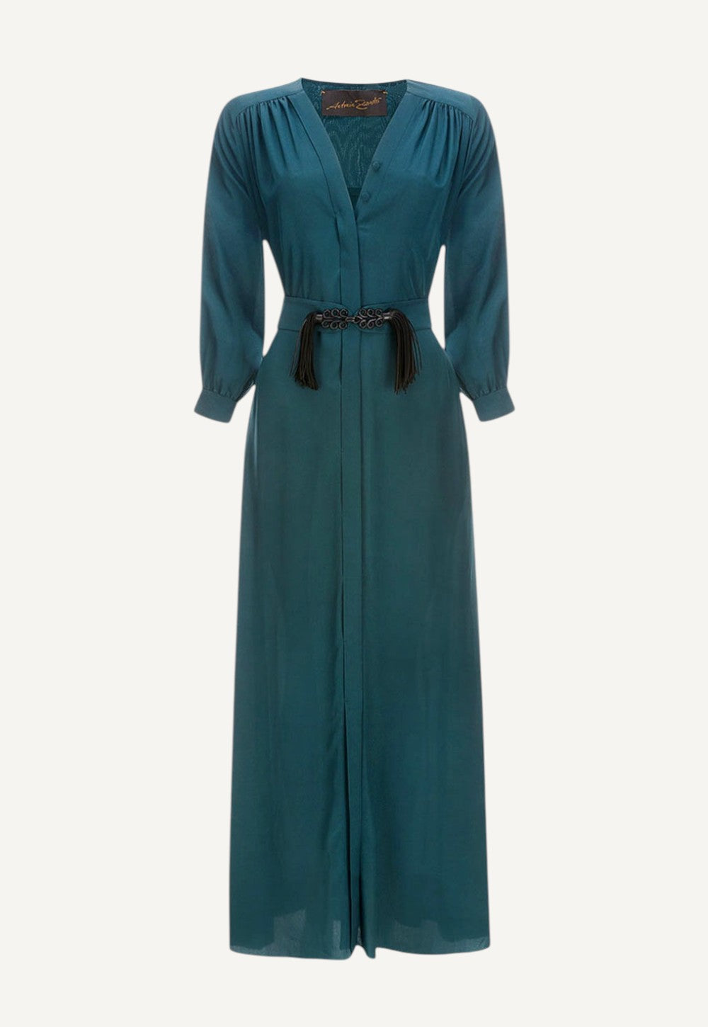 The Salima Dress-Kleider & Röcke-Antonia Zander-OUTLET-XS-petrol-ARCHIVIST-ARCHIVE-SALE