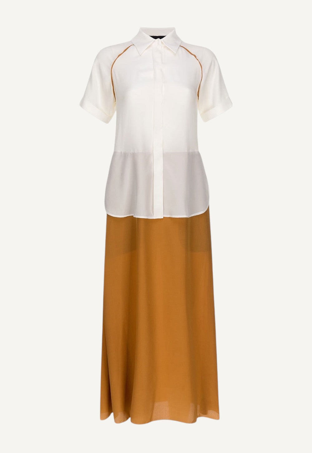 The Salome Dress-Kleider & Röcke-Antonia Zander-OUTLET-XS-ecru-caramel-ARCHIVIST-ARCHIVE-SALE