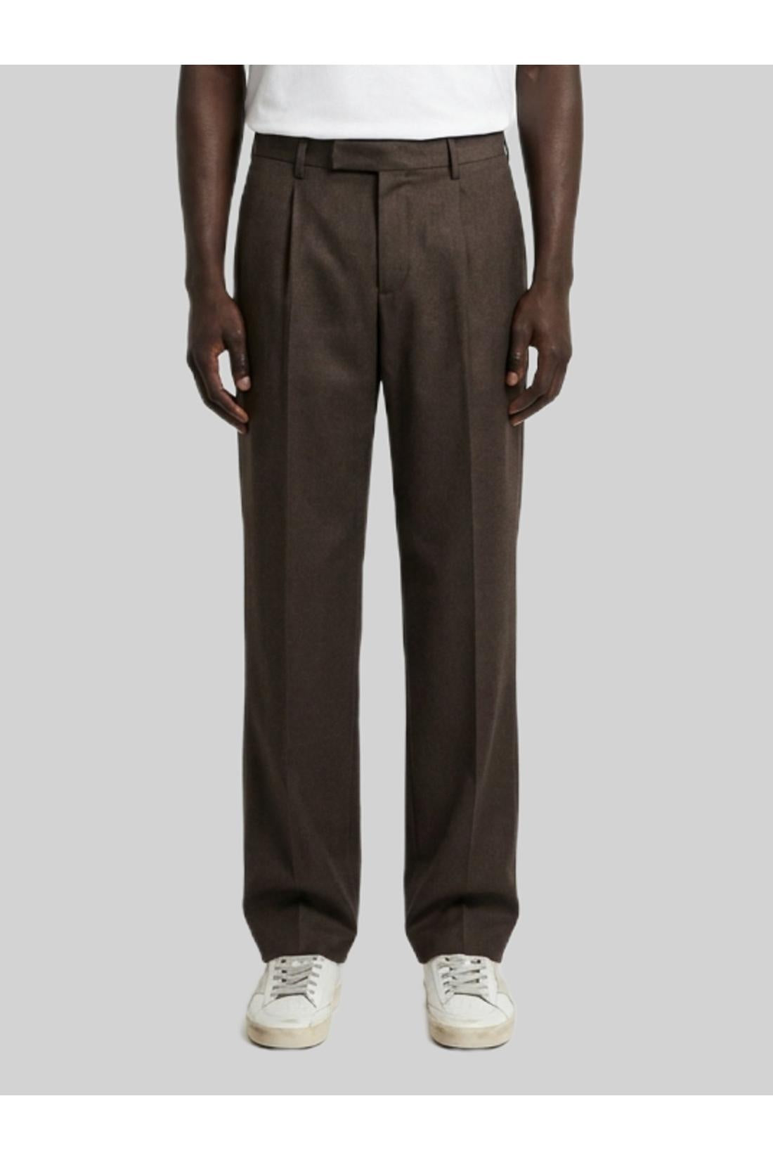 Pt Torino-OUTLET-SALE-Samuel trousers in wool drill-ARCHIVIST