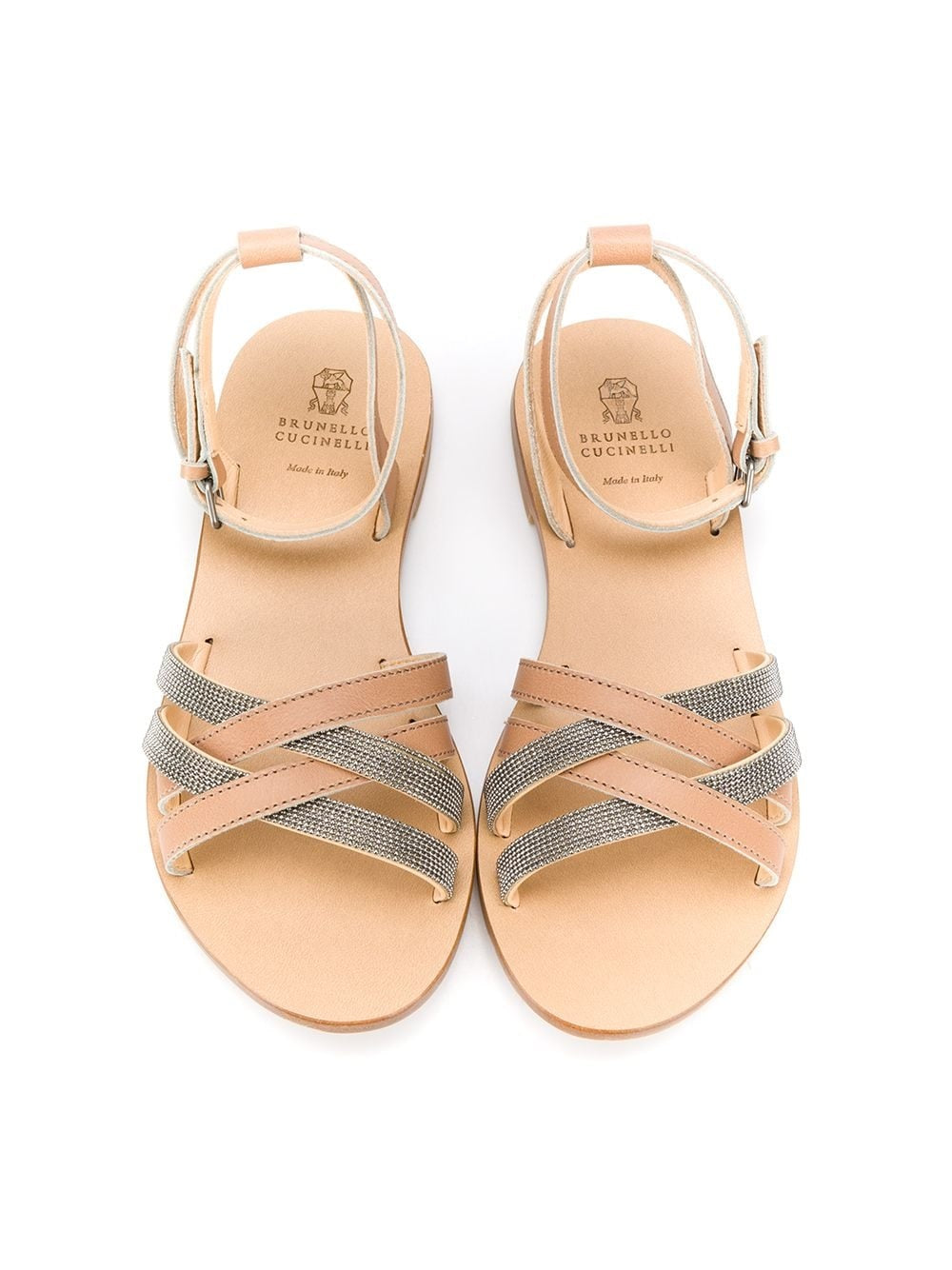 BRUNELLO CUCINELLI-OUTLET-SALE-Sandal Beige-ARCHIVIST