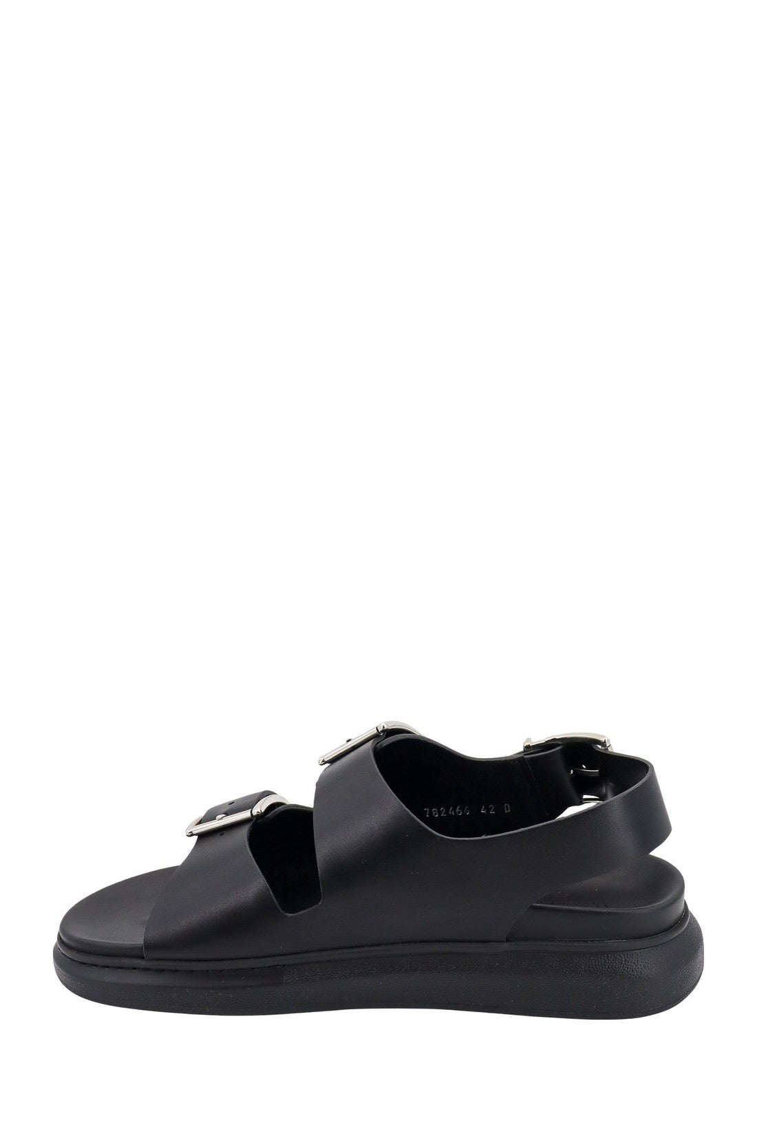 ALEXANDER MCQUEEN-OUTLET-SALE-Sandal Schwarz-ARCHIVIST