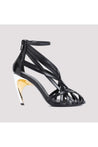 ALEXANDER MCQUEEN-OUTLET-SALE-Sandal Schwarz-ARCHIVIST