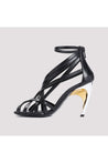 ALEXANDER MCQUEEN-OUTLET-SALE-Sandal Schwarz-ARCHIVIST