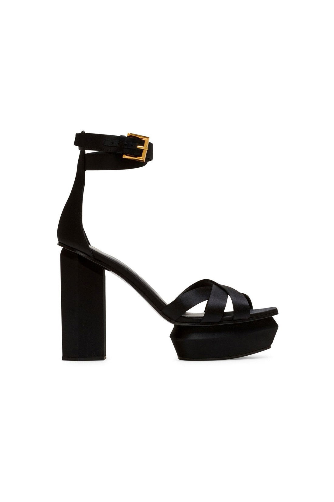 BALMAIN-OUTLET-SALE-Sandal Schwarz-ARCHIVIST