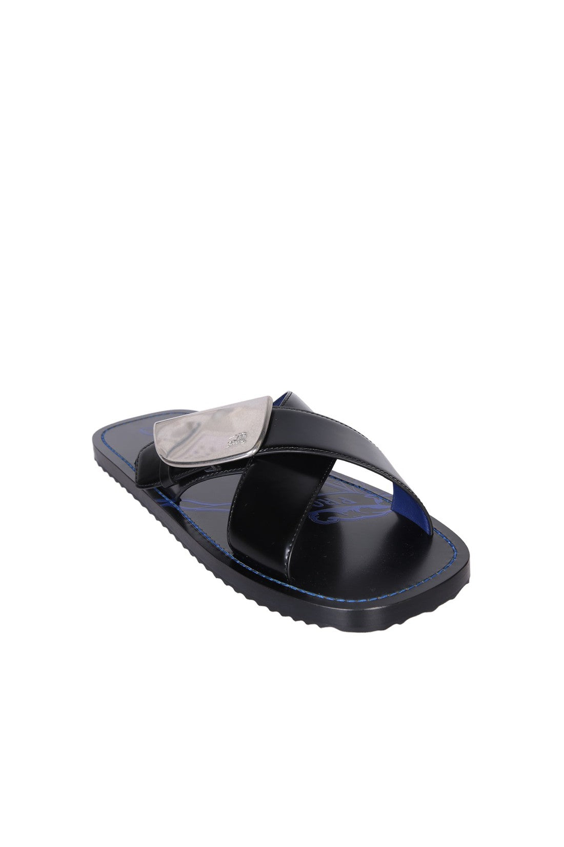 BURBERRY-OUTLET-SALE-Sandal Schwarz-ARCHIVIST