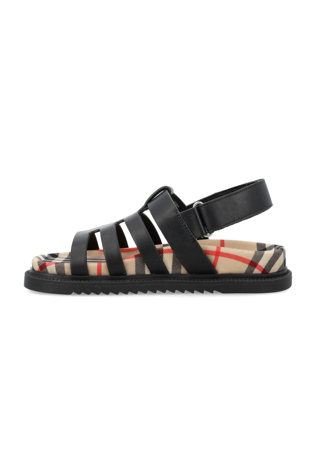 BURBERRY-OUTLET-SALE-Sandal Schwarz-ARCHIVIST