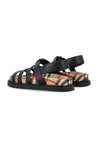 BURBERRY-OUTLET-SALE-Sandal Schwarz-ARCHIVIST