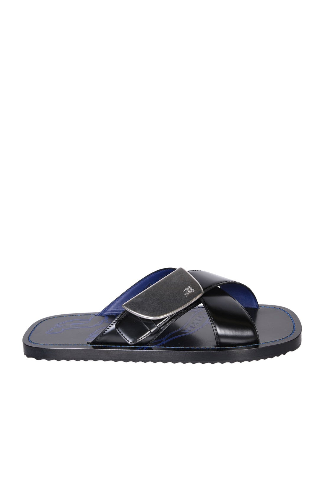 BURBERRY-OUTLET-SALE-Sandal Schwarz-ARCHIVIST