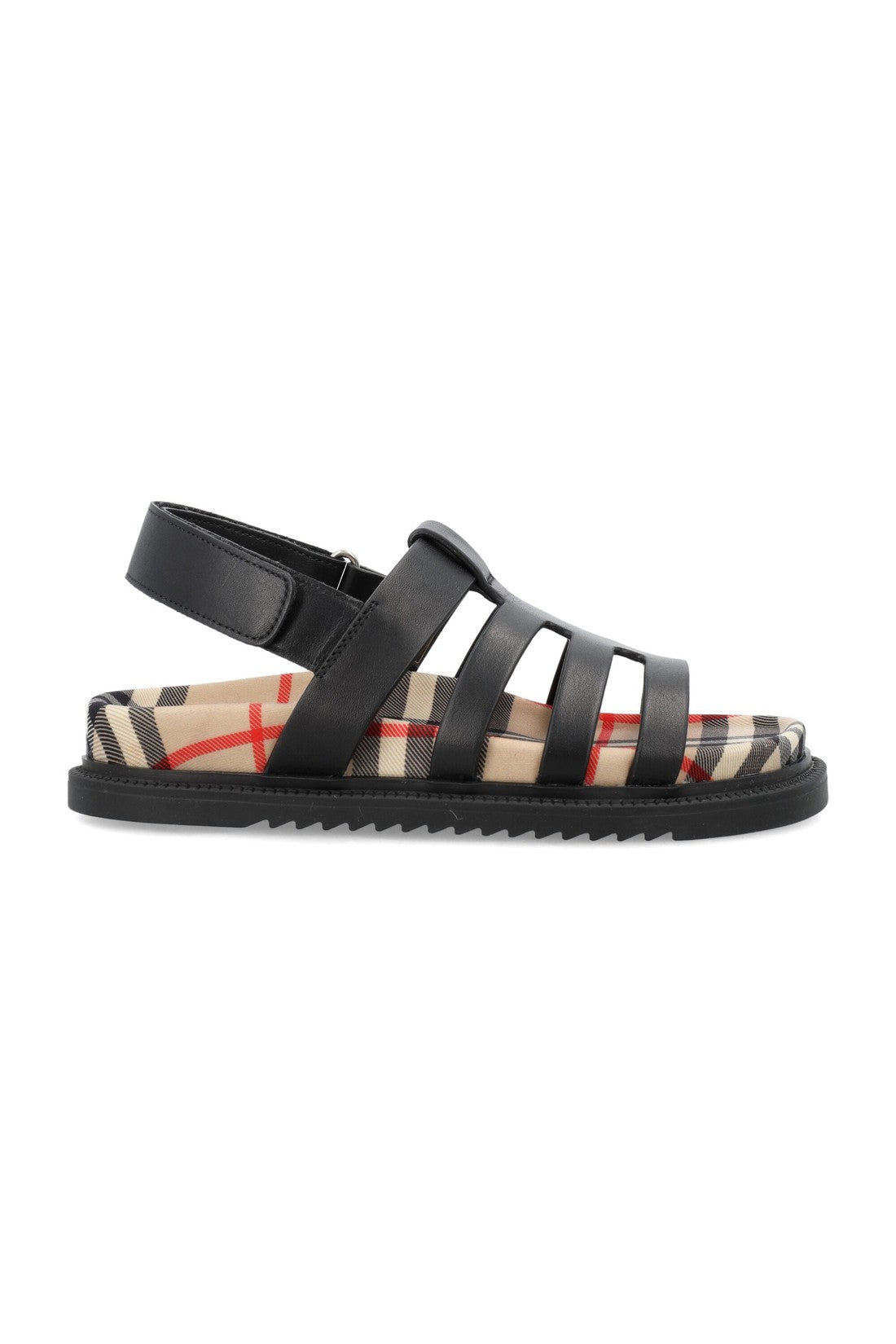 BURBERRY-OUTLET-SALE-Sandal Schwarz-ARCHIVIST