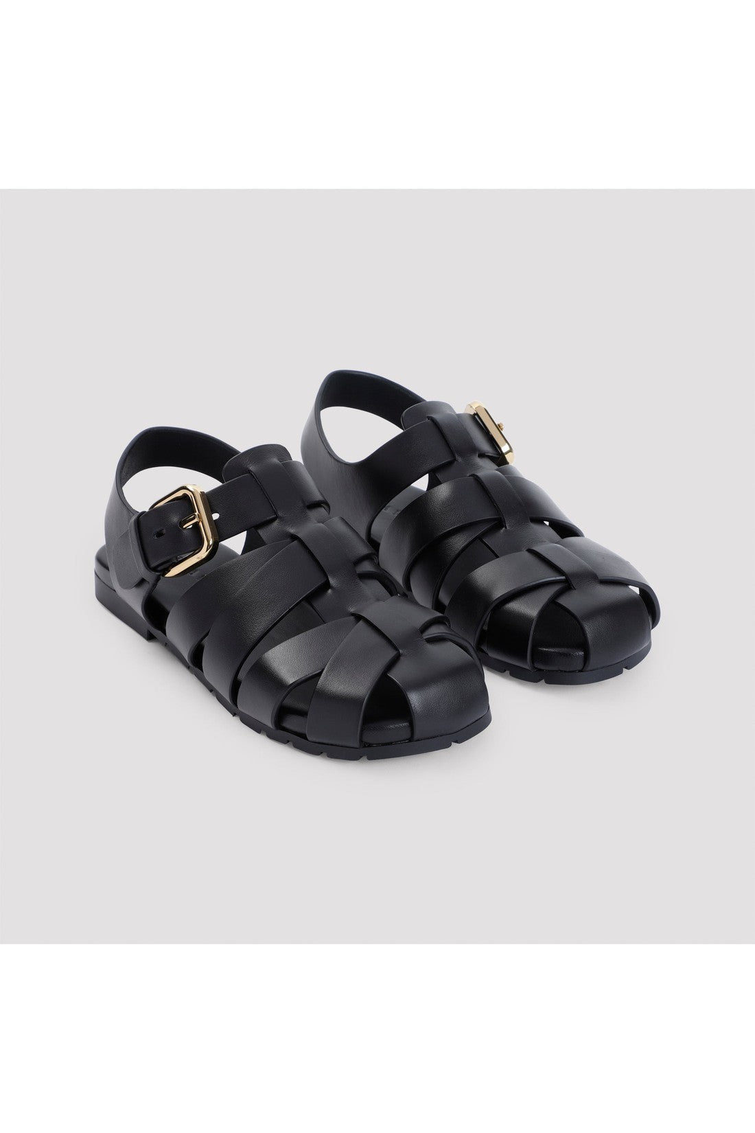 Bottega Veneta-OUTLET-SALE-Sandal Schwarz-ARCHIVIST