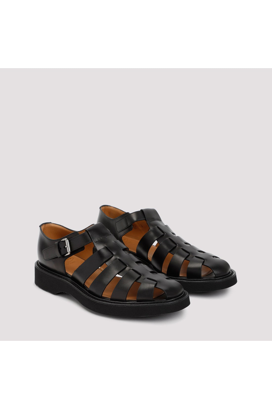 CHURCH'S-OUTLET-SALE-Sandal Schwarz-ARCHIVIST