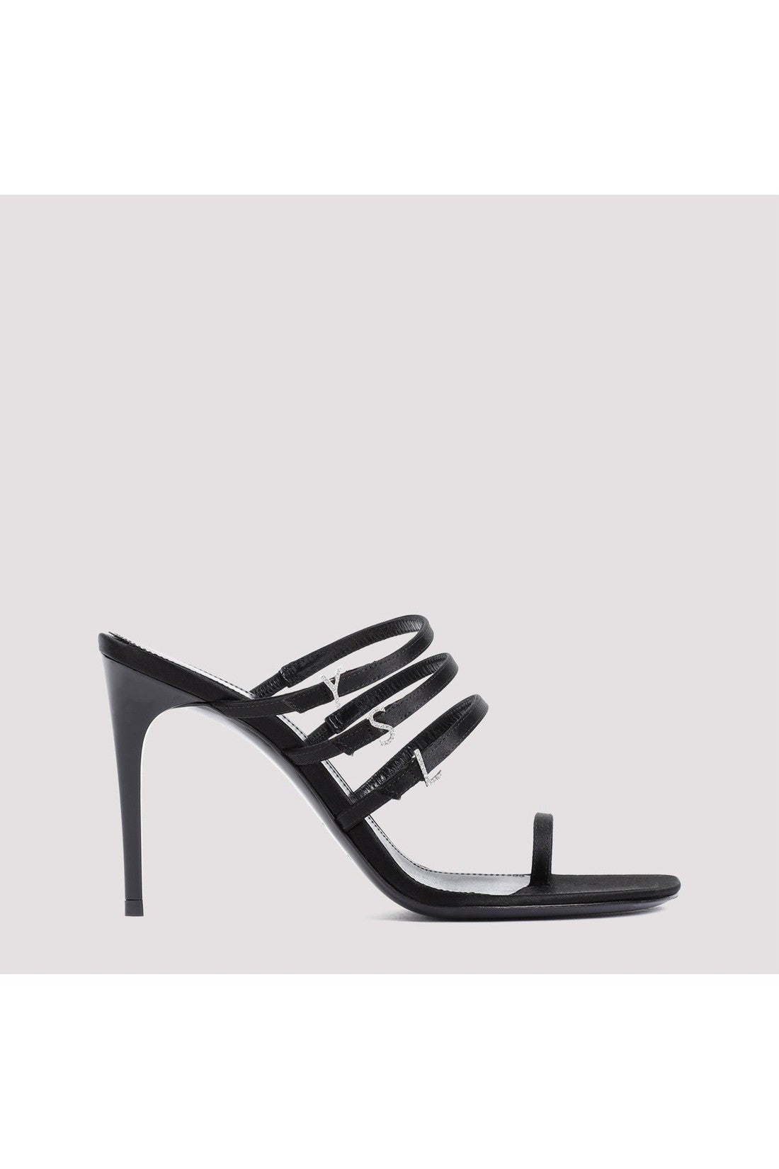 SAINT LAURENT-OUTLET-SALE-Sandal Schwarz-ARCHIVIST