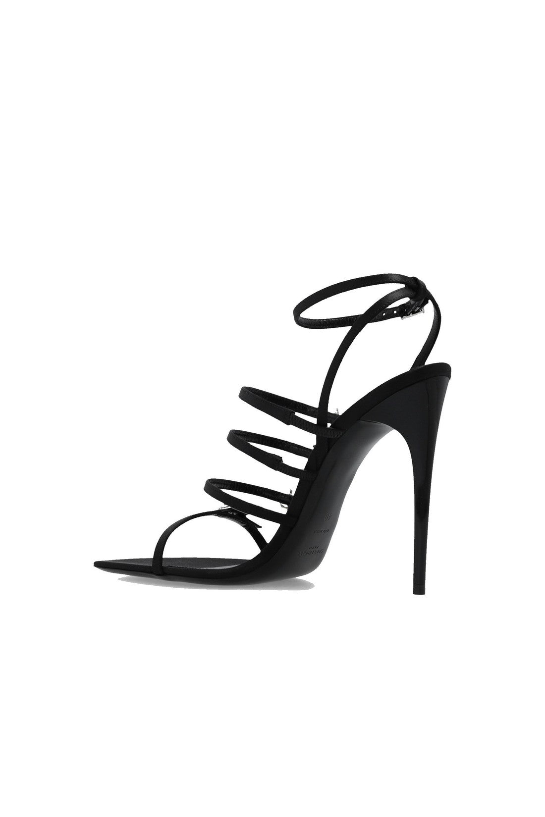 SAINT LAURENT-OUTLET-SALE-Sandal Schwarz-ARCHIVIST