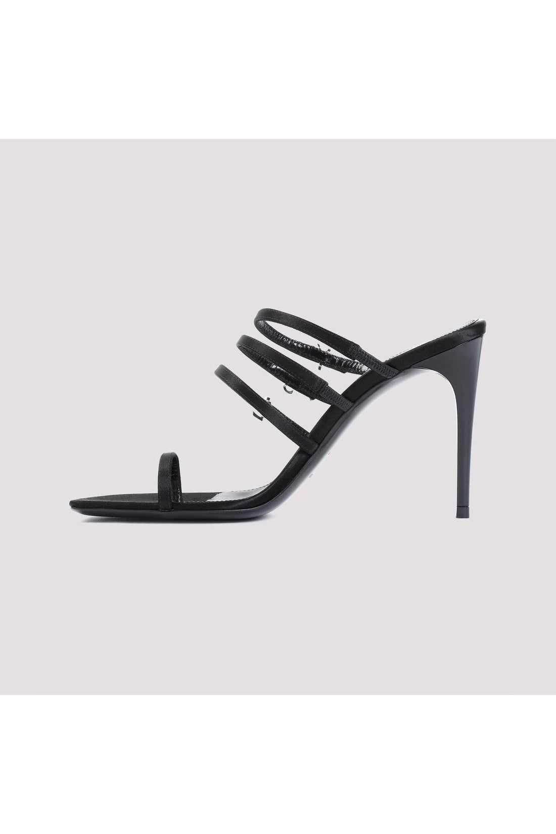 SAINT LAURENT-OUTLET-SALE-Sandal Schwarz-ARCHIVIST