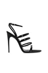 Saint Laurent-OUTLET-SALE-Sandal Schwarz-ARCHIVIST