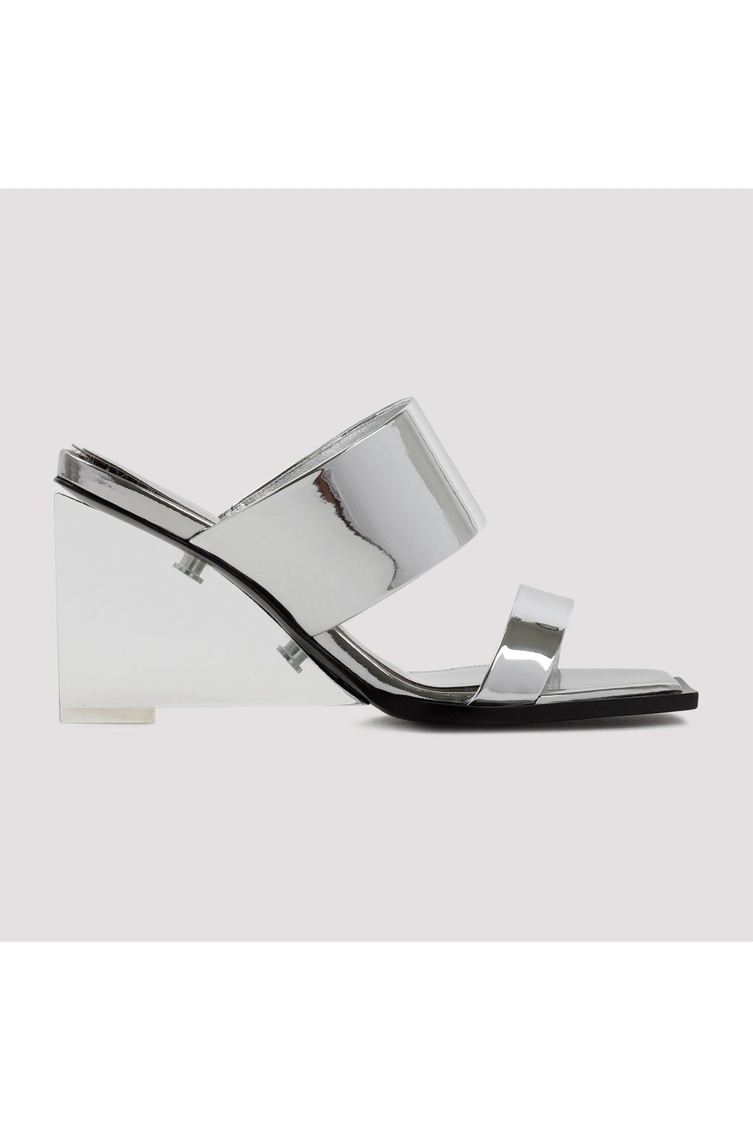 ALEXANDER MCQUEEN-OUTLET-SALE-Sandal Silber-ARCHIVIST