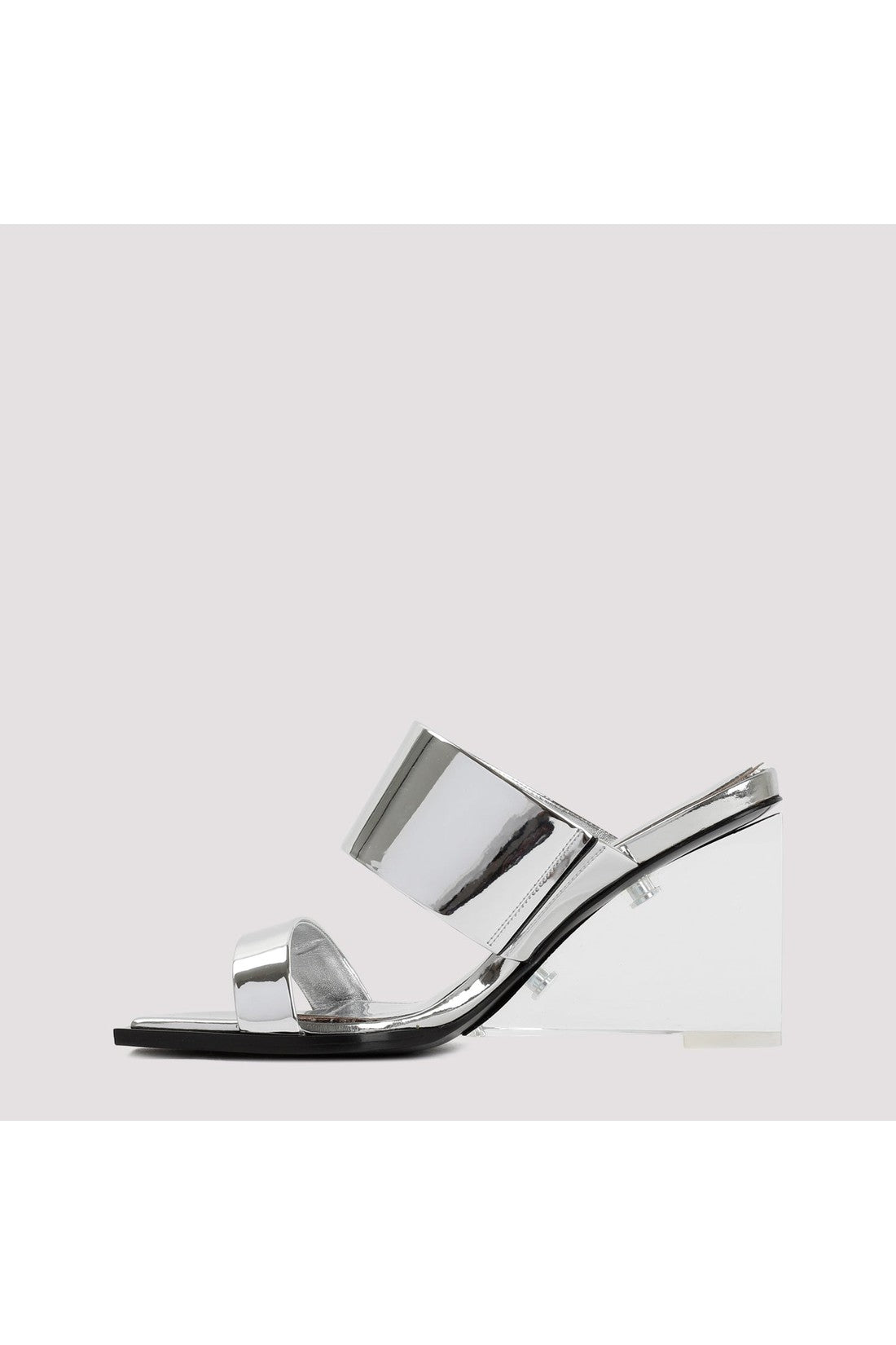 ALEXANDER MCQUEEN-OUTLET-SALE-Sandal Silber-ARCHIVIST