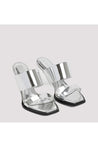 ALEXANDER MCQUEEN-OUTLET-SALE-Sandal Silber-ARCHIVIST