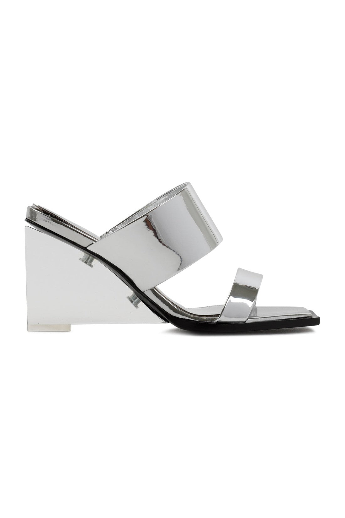 ALEXANDER MCQUEEN-OUTLET-SALE-Sandal Silber-ARCHIVIST