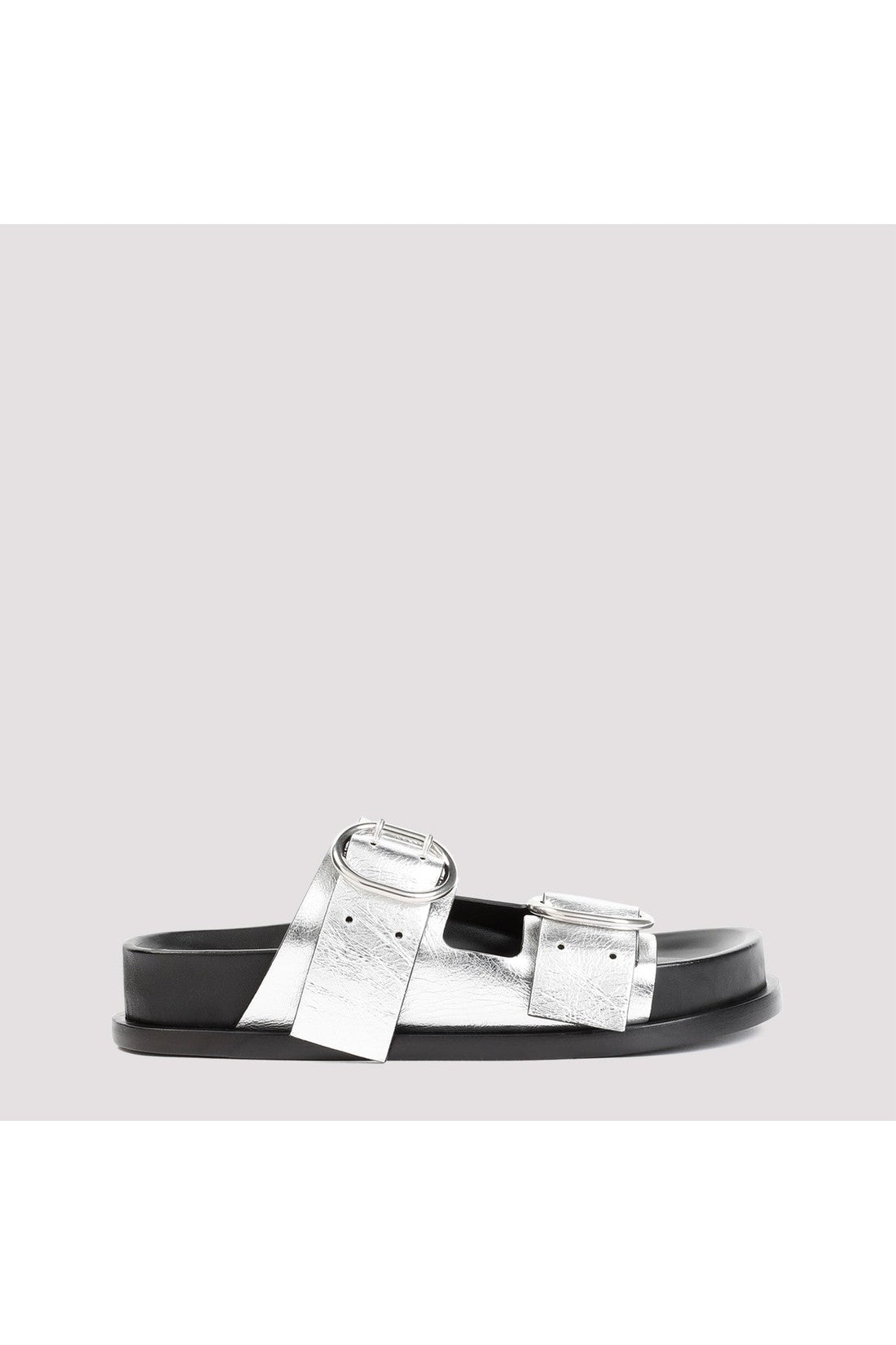 JIL SANDER-OUTLET-SALE-Sandal Silber-ARCHIVIST