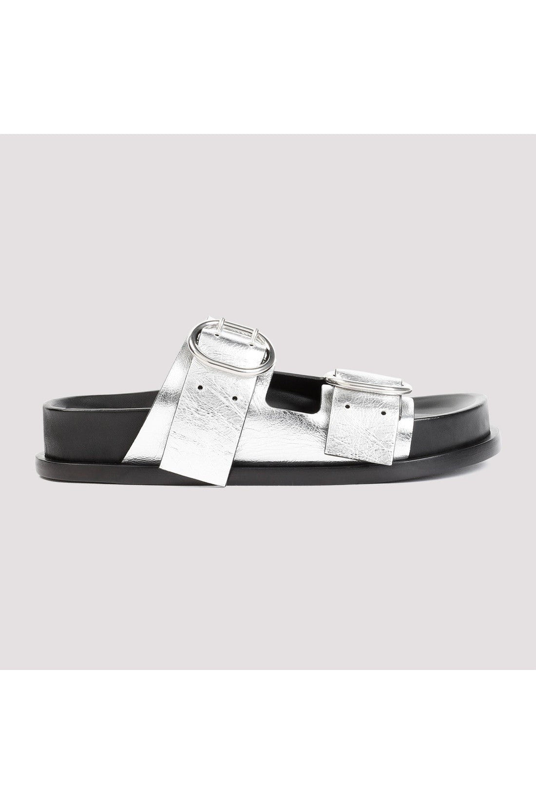 JIL SANDER-OUTLET-SALE-Sandal Silber-ARCHIVIST