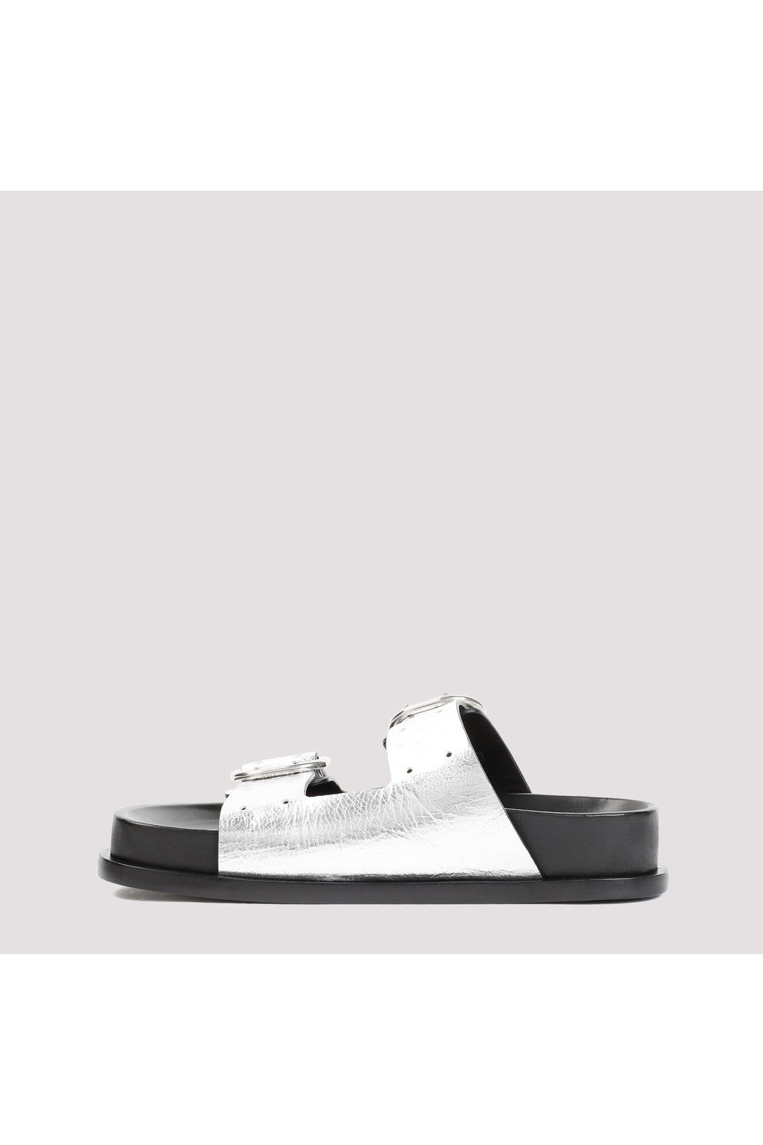 JIL SANDER-OUTLET-SALE-Sandal Silber-ARCHIVIST