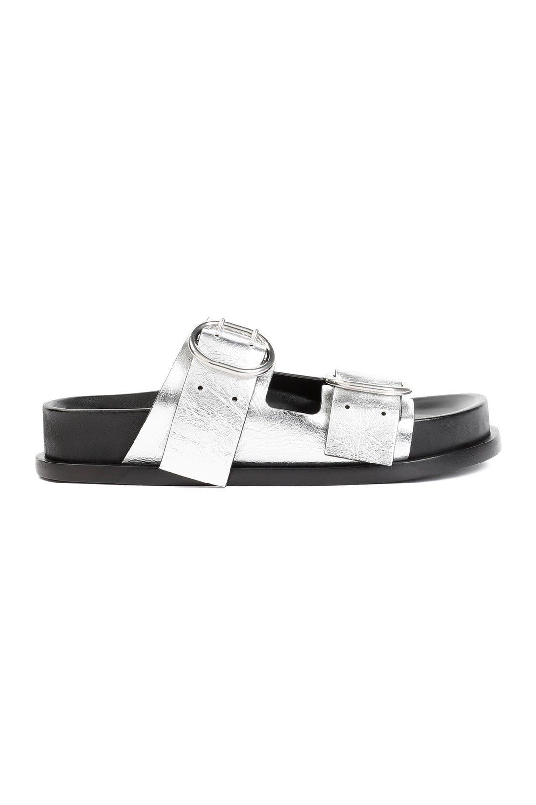 JIL SANDER-OUTLET-SALE-Sandal Silber-ARCHIVIST