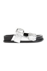 JIL SANDER-OUTLET-SALE-Sandal Silber-ARCHIVIST