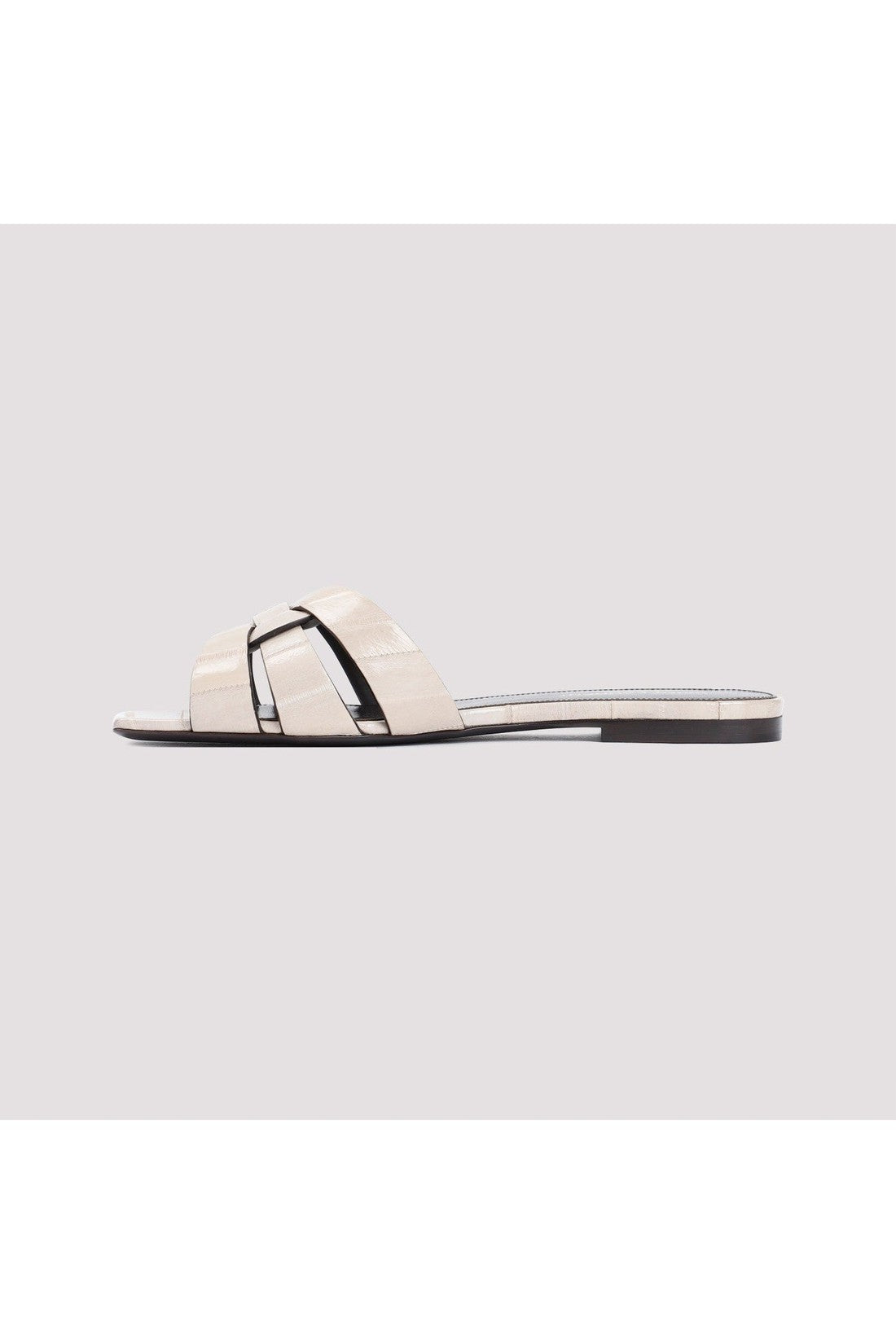 SAINT LAURENT-OUTLET-SALE-Sandal Weiss-ARCHIVIST